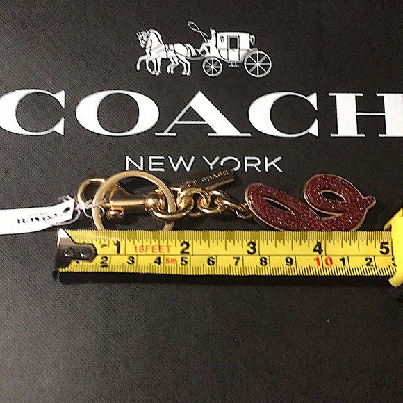 COACH SIGNATURE BAG CHARM (NWT) - Picture 10 of 13